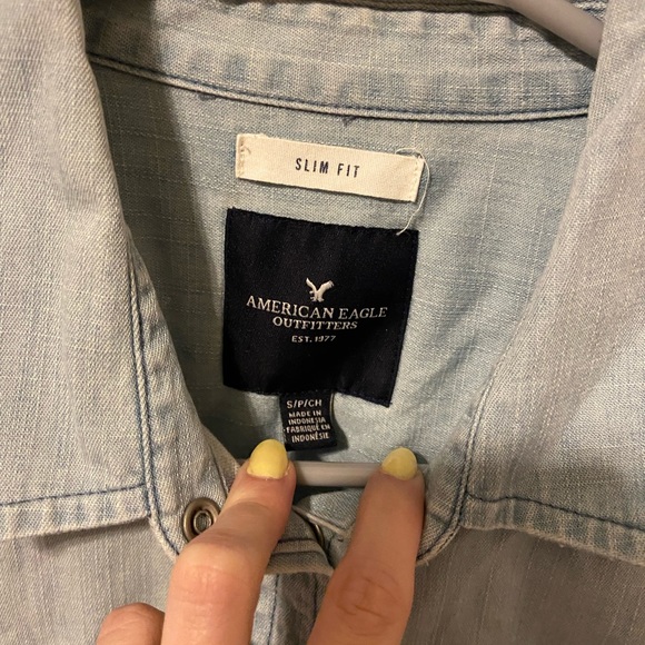 Button up jean top - Picture 4 of 4